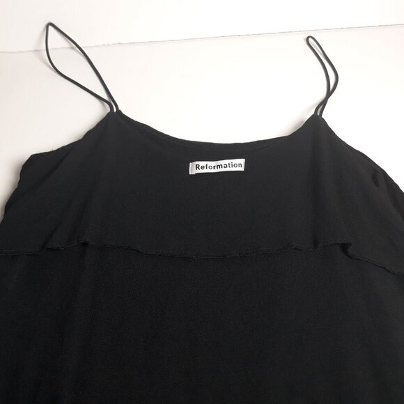 Reformation Atticus Camisole M Strappy Flowy Minimalist Balletcore Monochrome - Picture 3 of 6